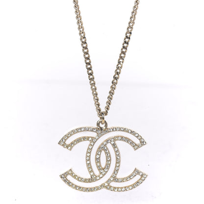 Chanel Crystal CC 100 Anniversary Necklace Gold 4 of 6