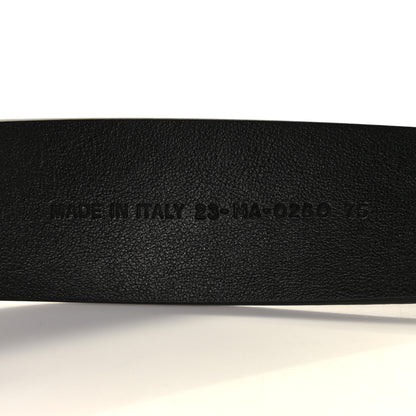 Christian Dior Calfskin 35mm Montaigne Belt 75 Black 3 of 5