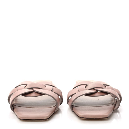 Saint Laurent Calfskin Tribute 05 Slide Sandals 40 Nude 2 of 8