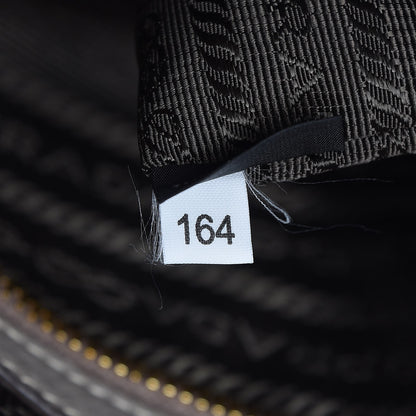 Prada Vitello Daino Shopping Satchel Argilla 9 of 9