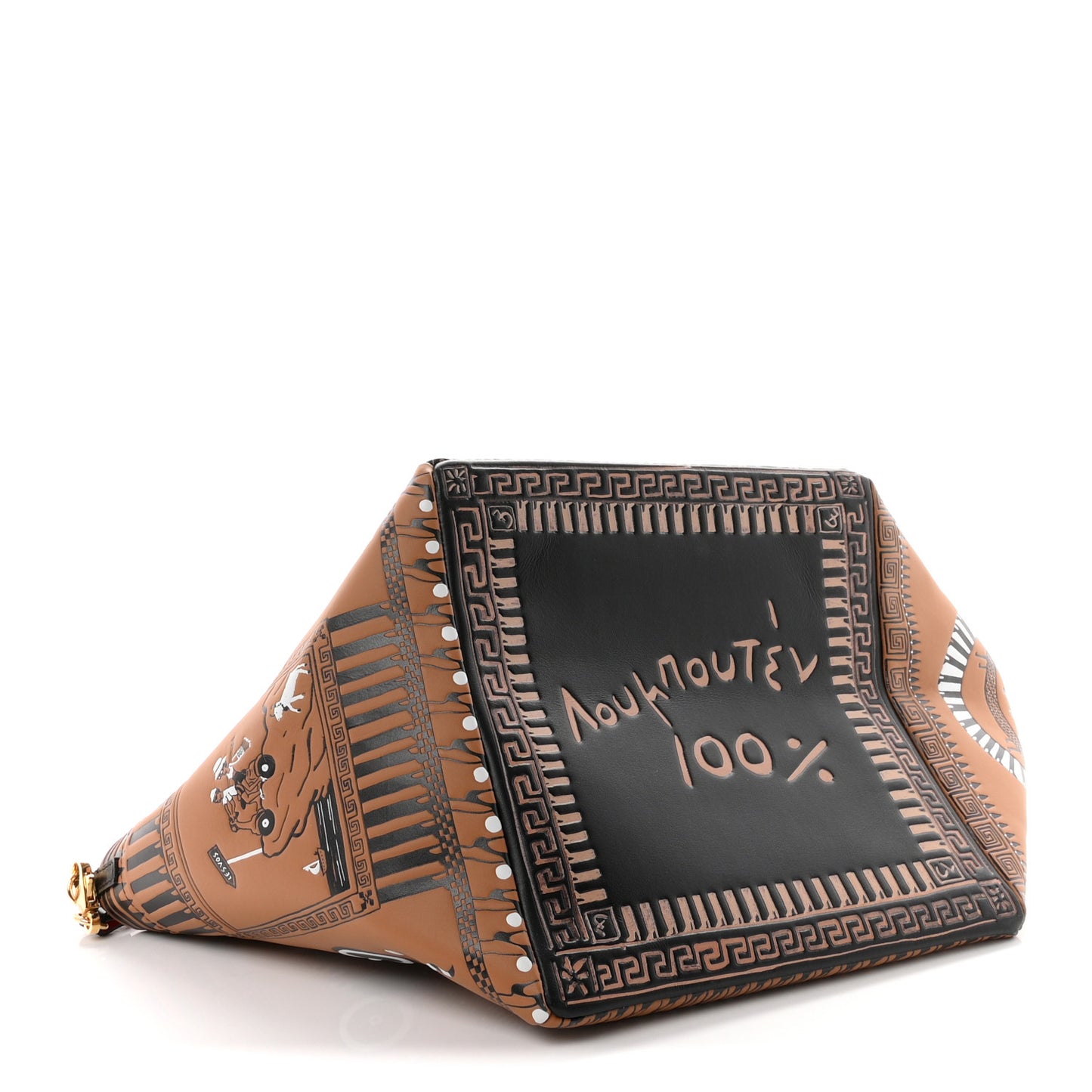 Calfskin Greekaba Tote Multicolor
