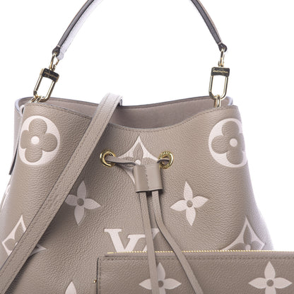 Louis Vuitton Empreinte Monogram Giant Neonoe MM Tourterelle Creme 9 of 11