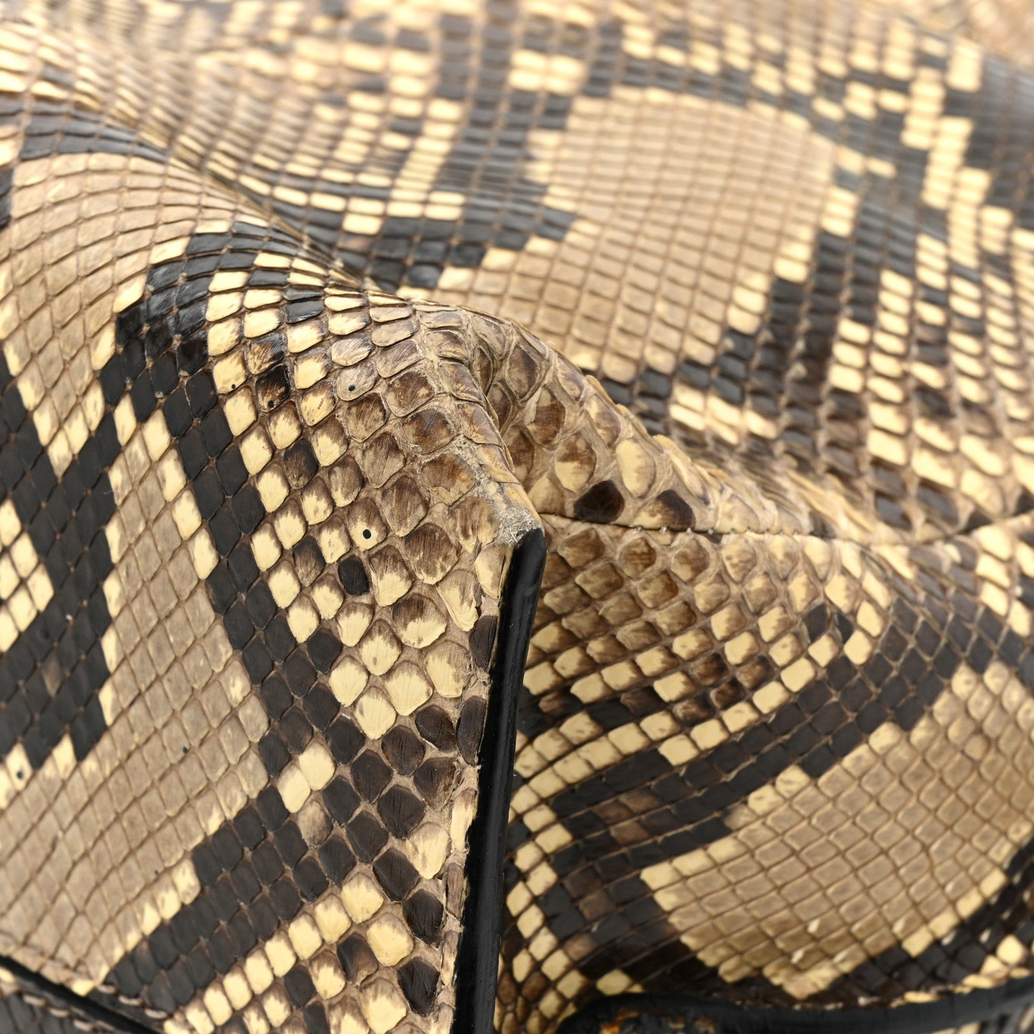 Loewe Snakeskin Flamenco Knot Bag Black 9 of 12