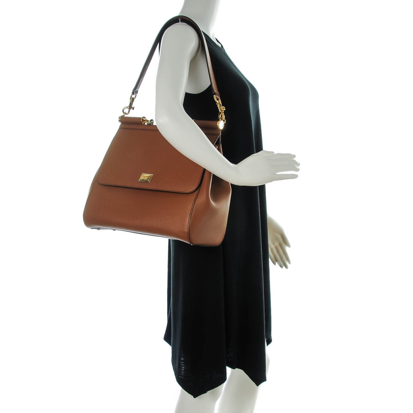 Dauphine Large Miss Sicily Satchel Beige
