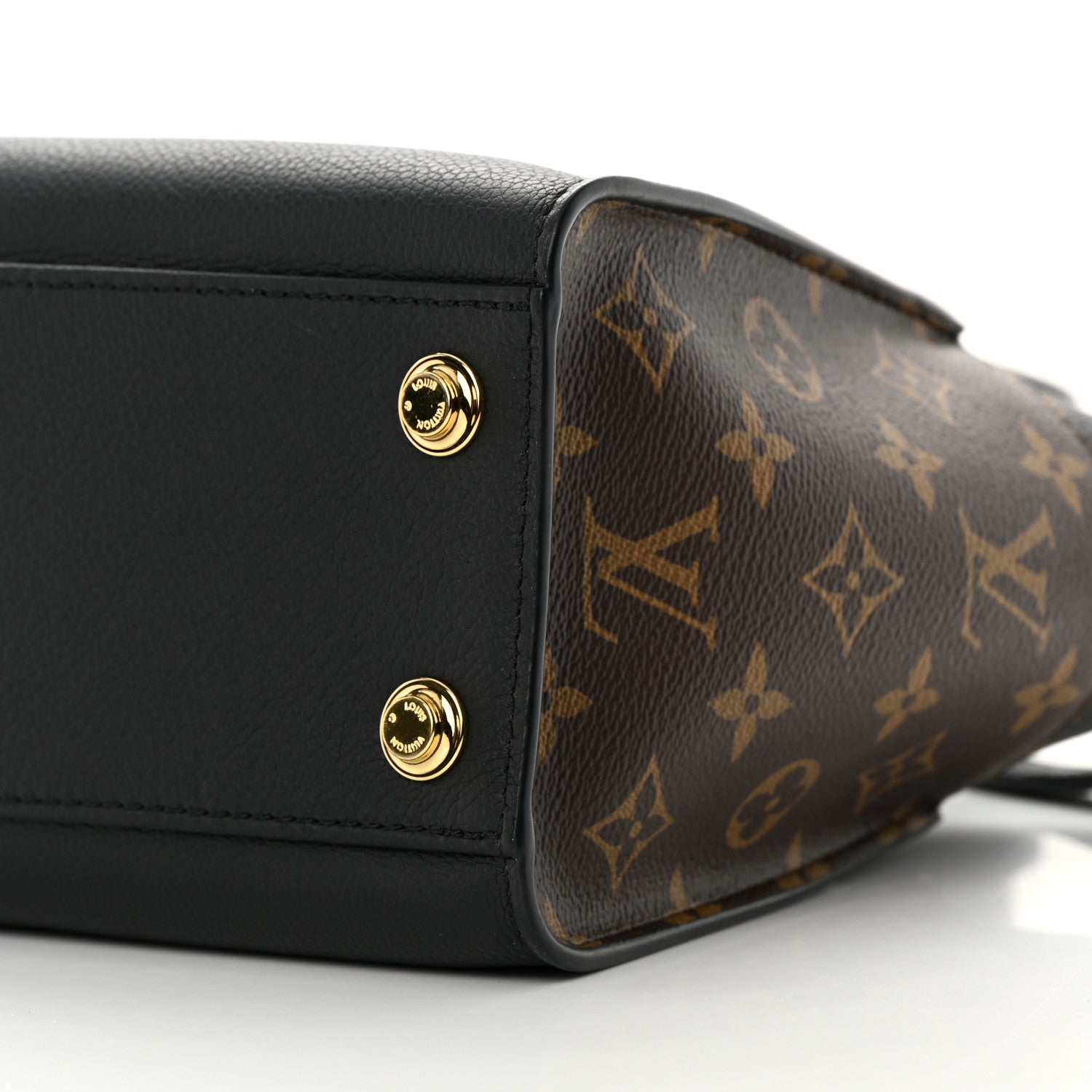 Louis Vuitton Calfskin Monogram On My Side PM Black 9 of 12