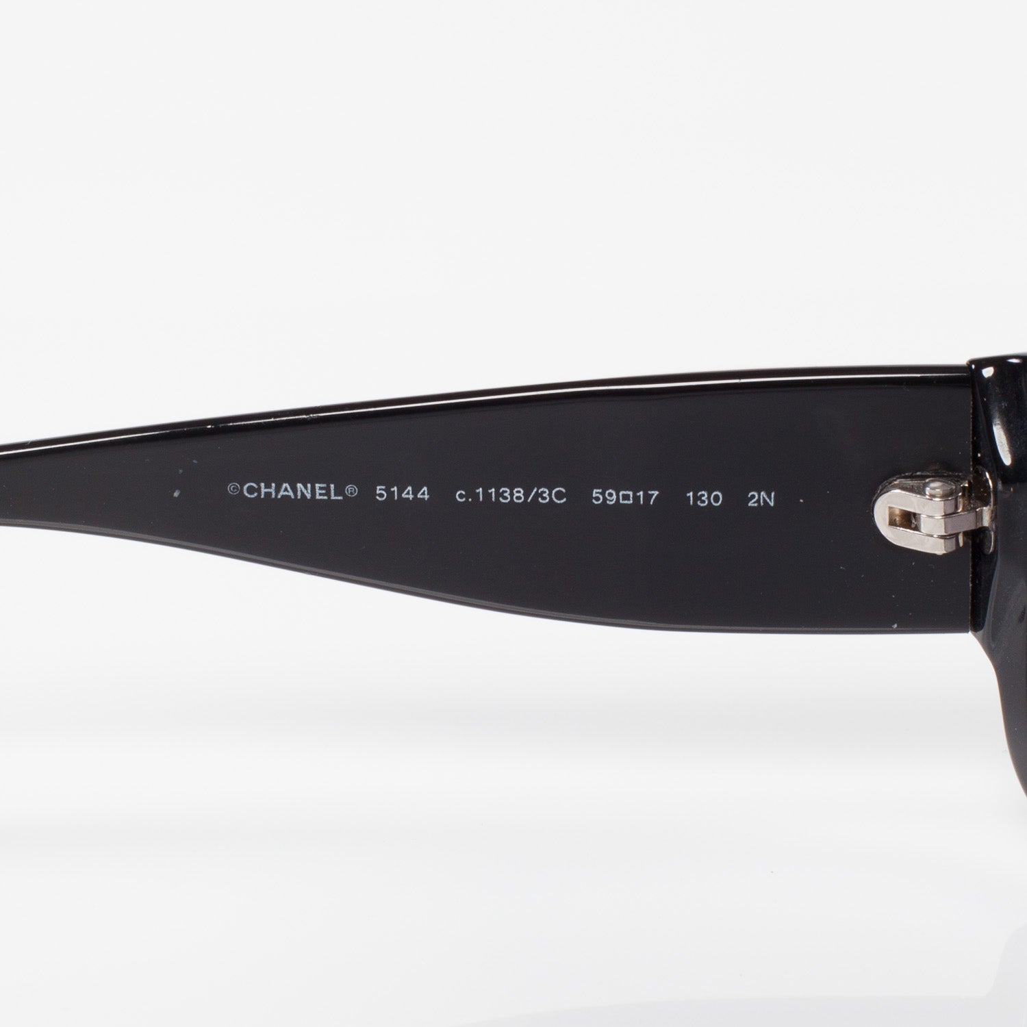 Chanel CC Sunglasses 5144 Black 4 of 7