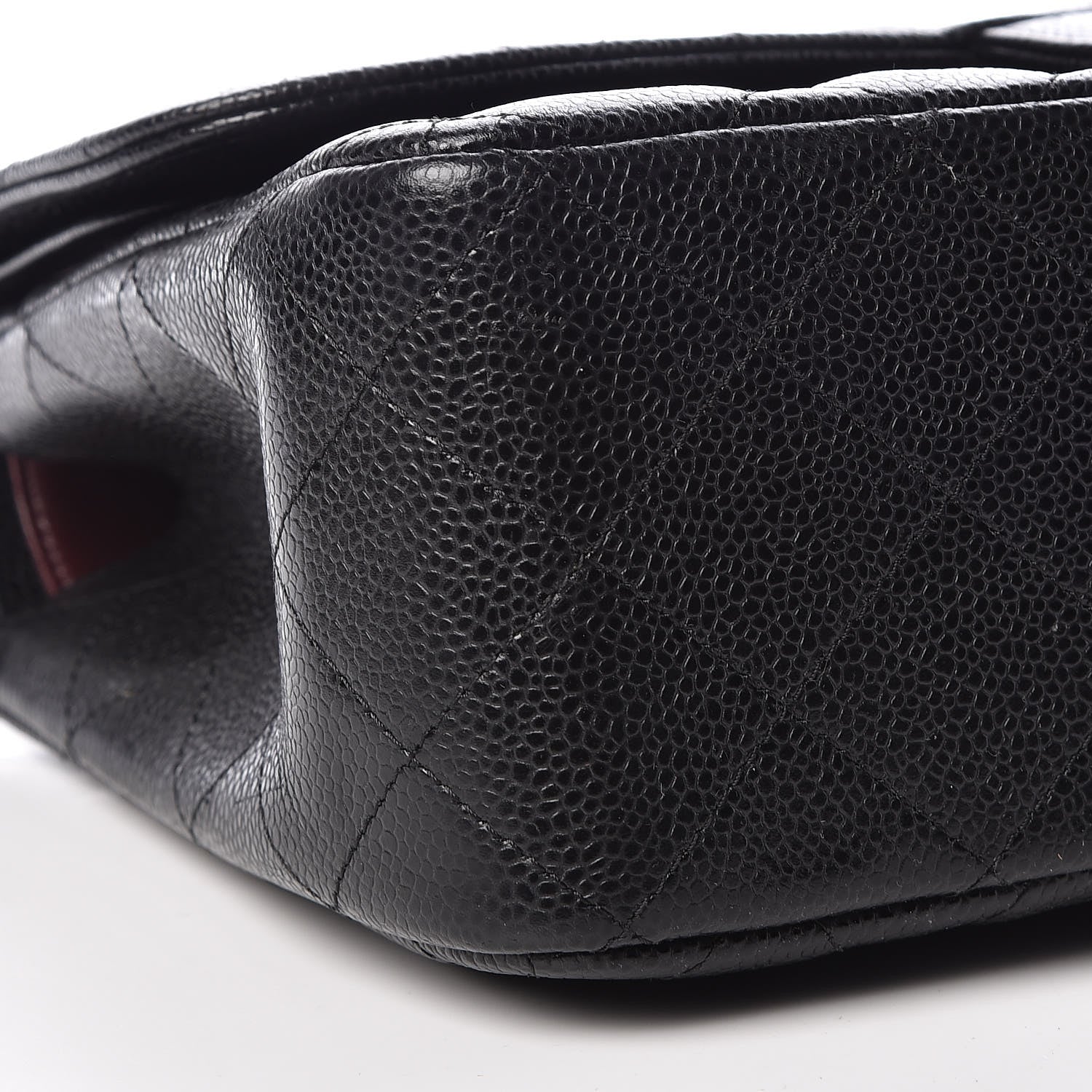 Chanel Caviar Quilted Jumbo Double Flap Black 8 of 10