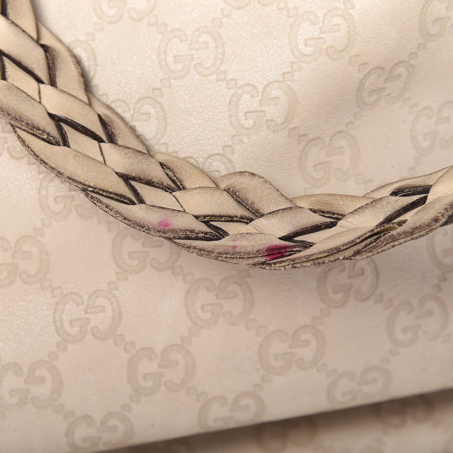 Gucci Guccissima Small Pelham Shoulder Bag Off White 12 of 12