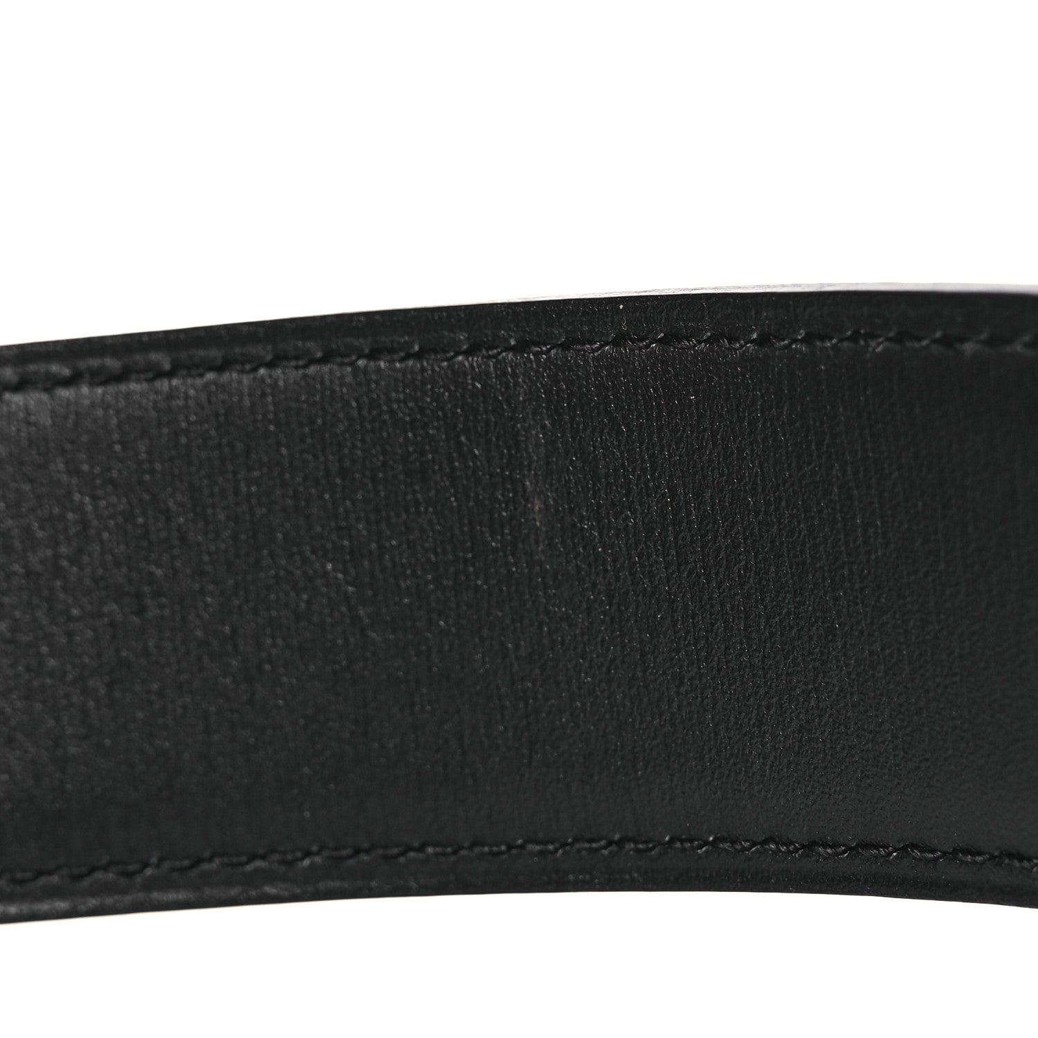 Hermes Swift Epsom 24mm Belt Strap 80 Black Etoupe 7 of 8