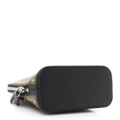 Gucci X SEGA Calfskin GUCCY Stars Mini Dome Shoulder Bag Black Gold 4 of 10