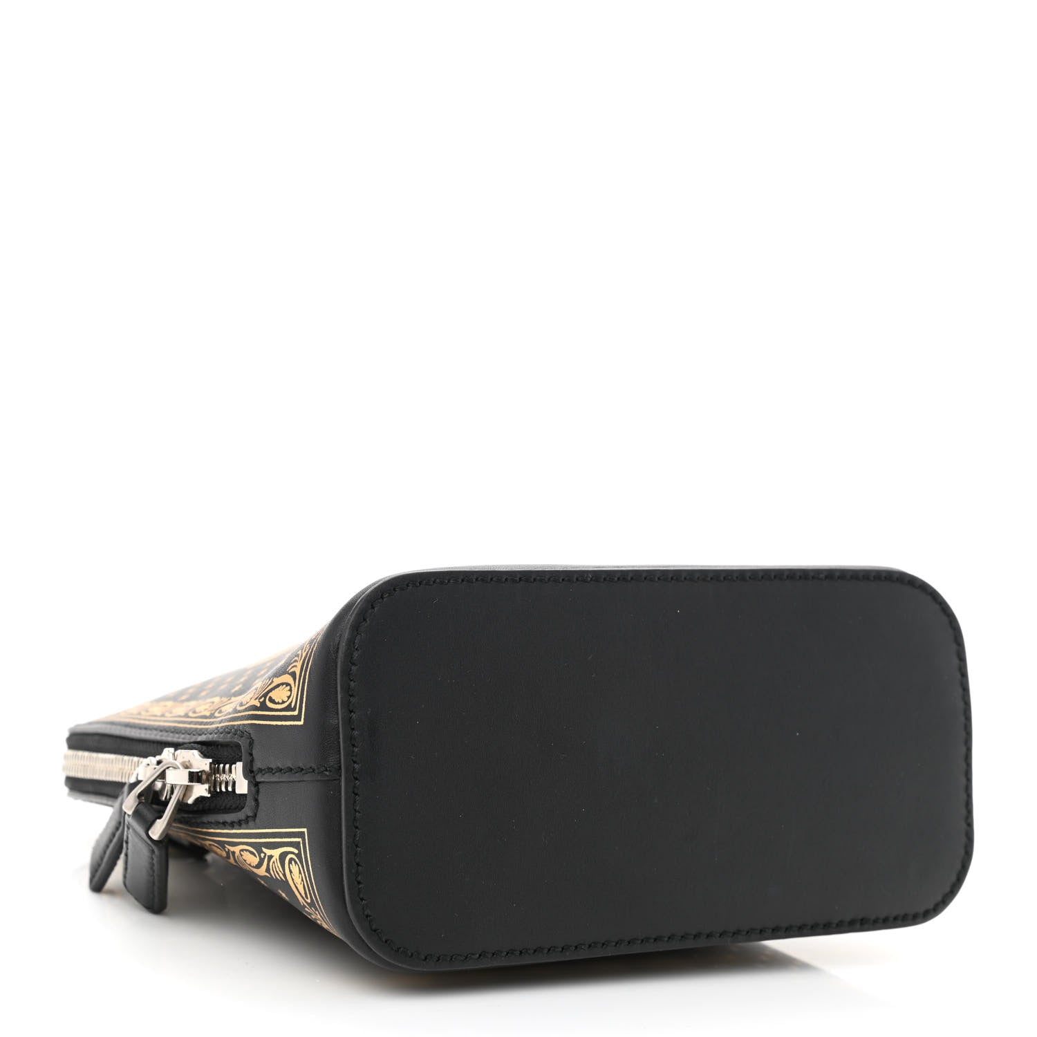Gucci X SEGA Calfskin GUCCY Stars Mini Dome Shoulder Bag Black Gold 4 of 10