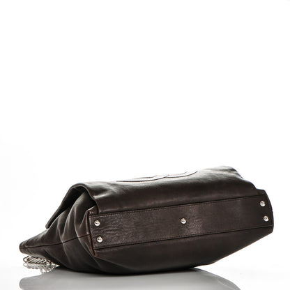 Chanel Caviar Large CC Tuck Tote Brown 4 of 7