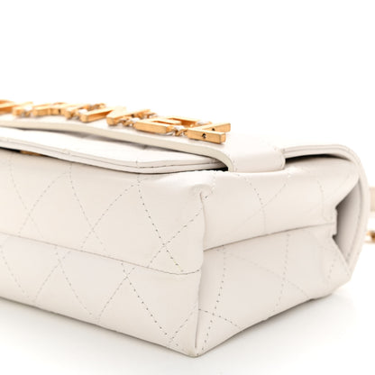 Chanel Calfskin Quilted Small Enchained Flap White 10 of 11
