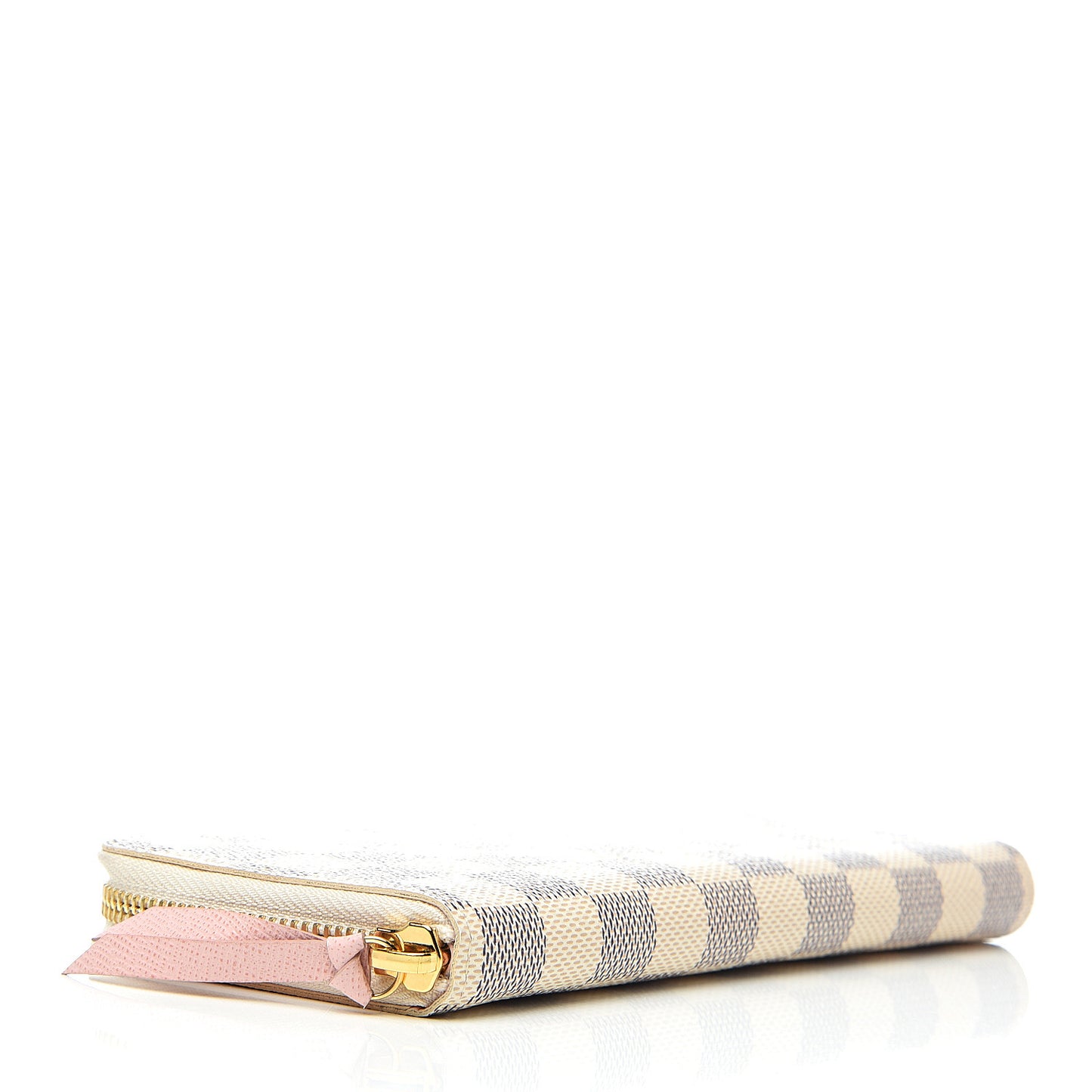 Damier Azur Clemence Wallet Rose Ballerine