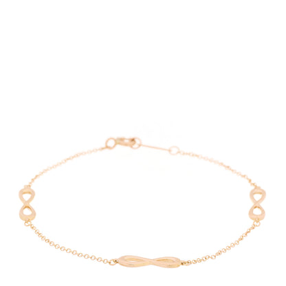 Tiffany 18K Rose Gold Infinity Endless Bracelet 1 of 5