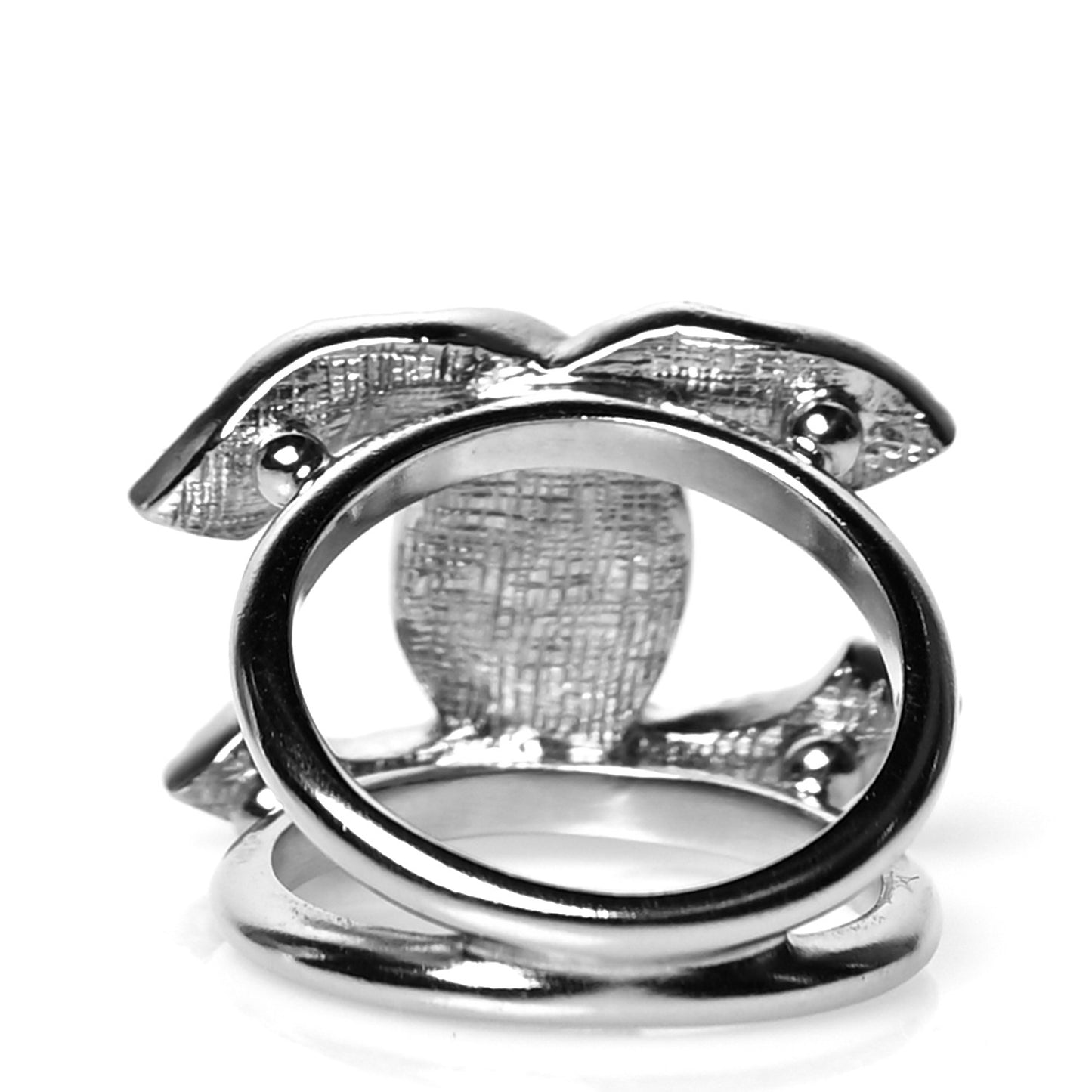 Crystal CC Ring 52 Silver