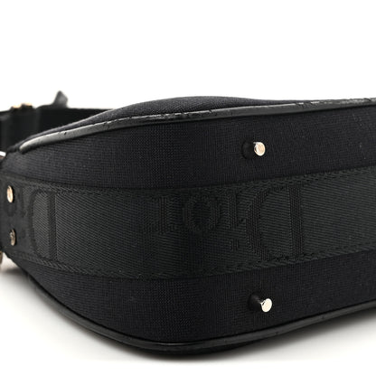 Christian Dior Silk Jersey Crystal Hardcore Shoulder Bag Black 10 of 14