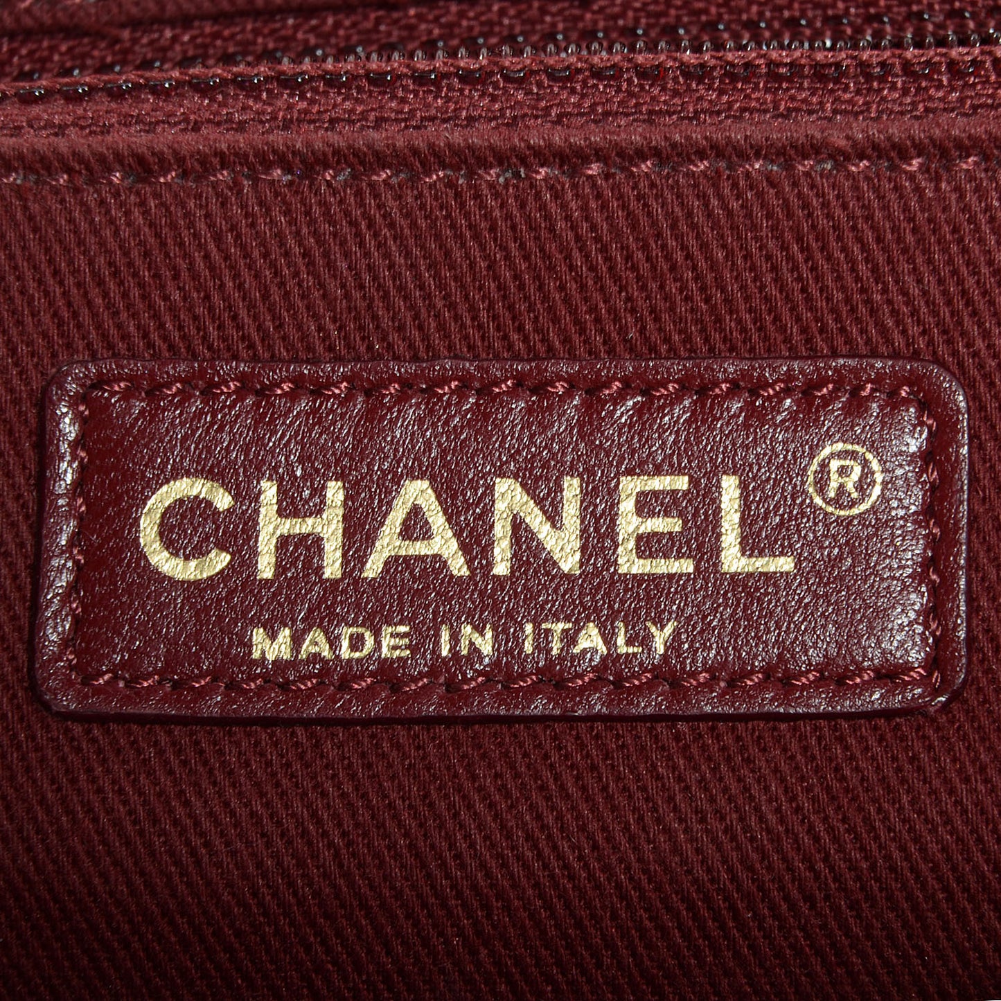 Calfskin Quilted Medium Pondichery Flap Gold