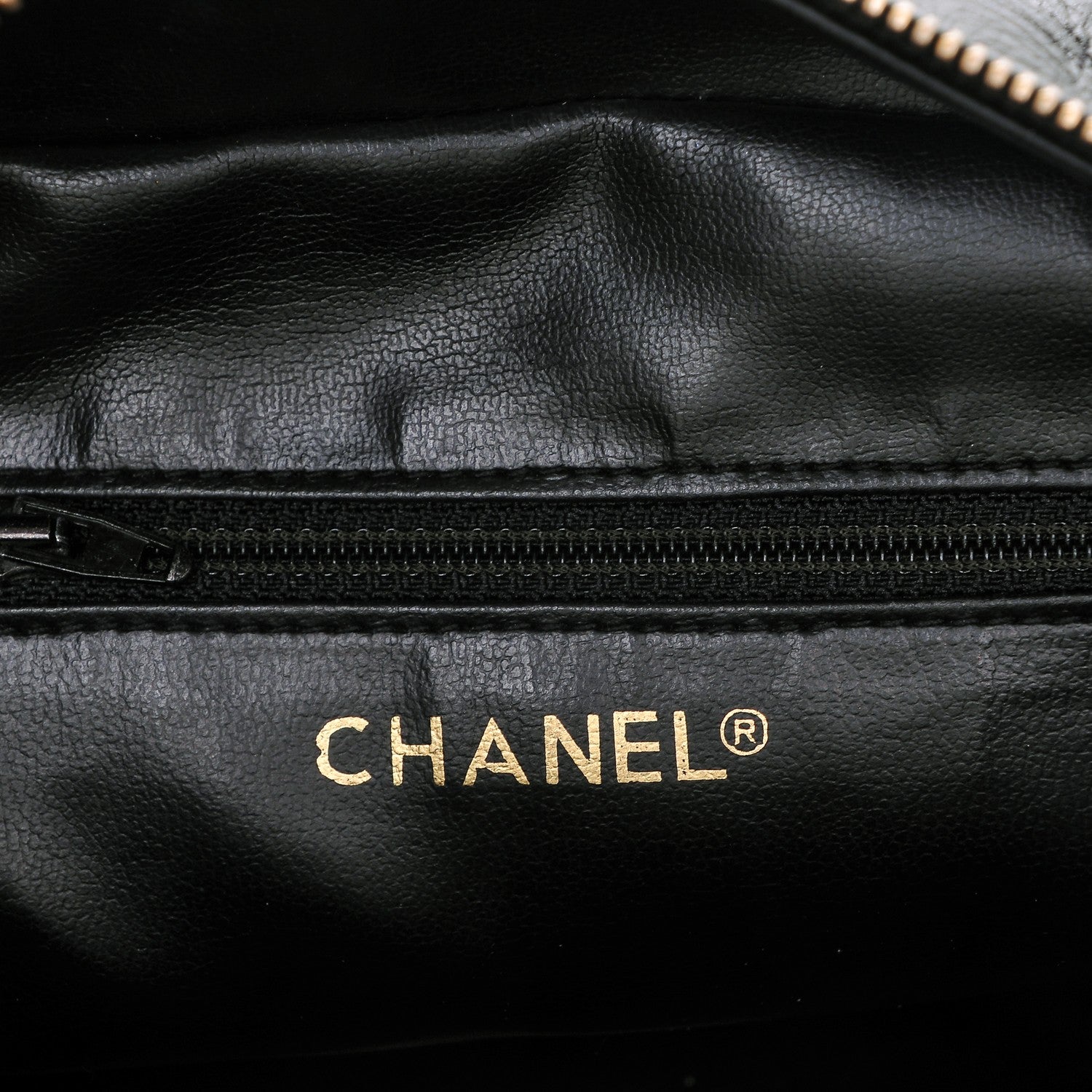 Chanel Calfskin Vanity Cosmetic Case Black 6 of 8