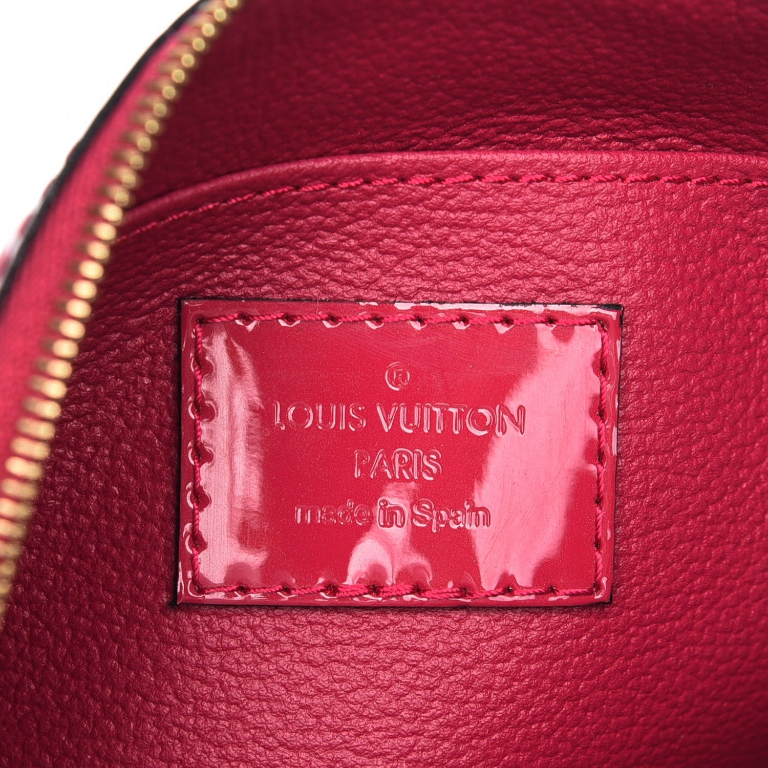 Louis Vuitton Vernis Cosmetic Pouch Rose Indien 6 of 7