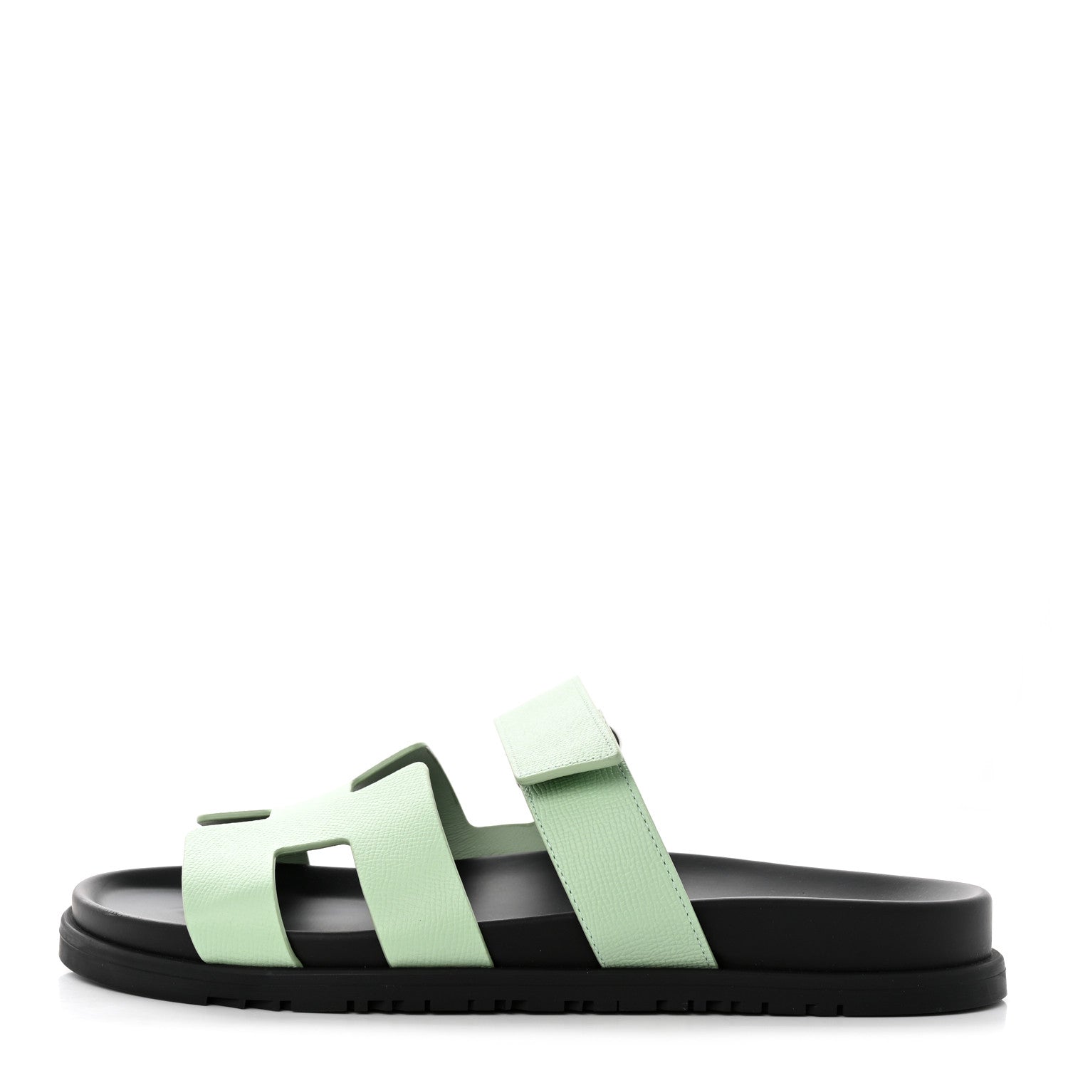 Hermes Epsom Womens Chypre Sandals 41 Vert Jade 1 of 12