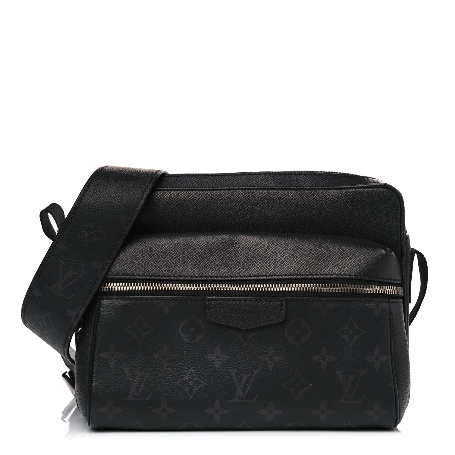 Louis Vuitton Taiga Monogram Eclipse Outdoor Messenger Black 1 of 4