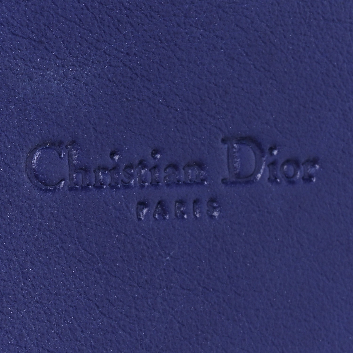 Christian Dior Calfskin Dioraddict Envelope Wristlet Bleu De Minuit 6 of 10