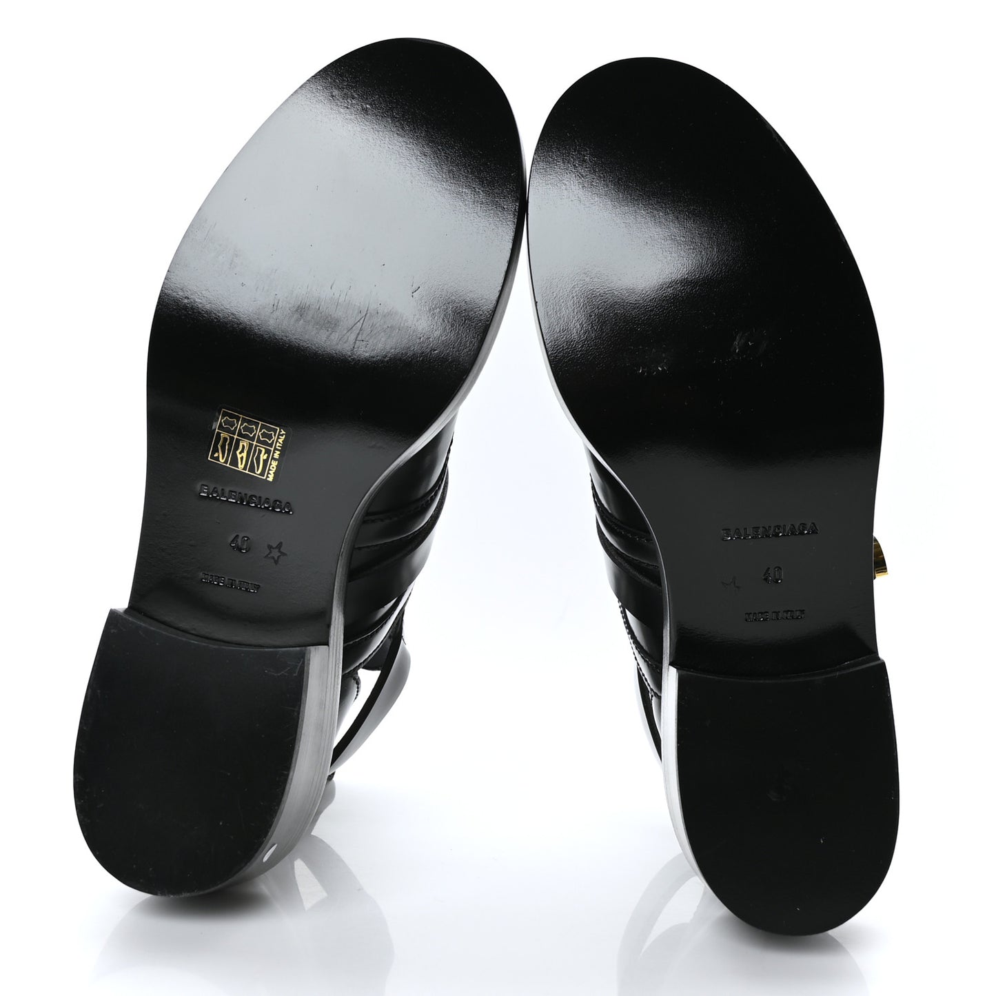 Brushed Calfskin Ceinture Ankle Boots 40 Black