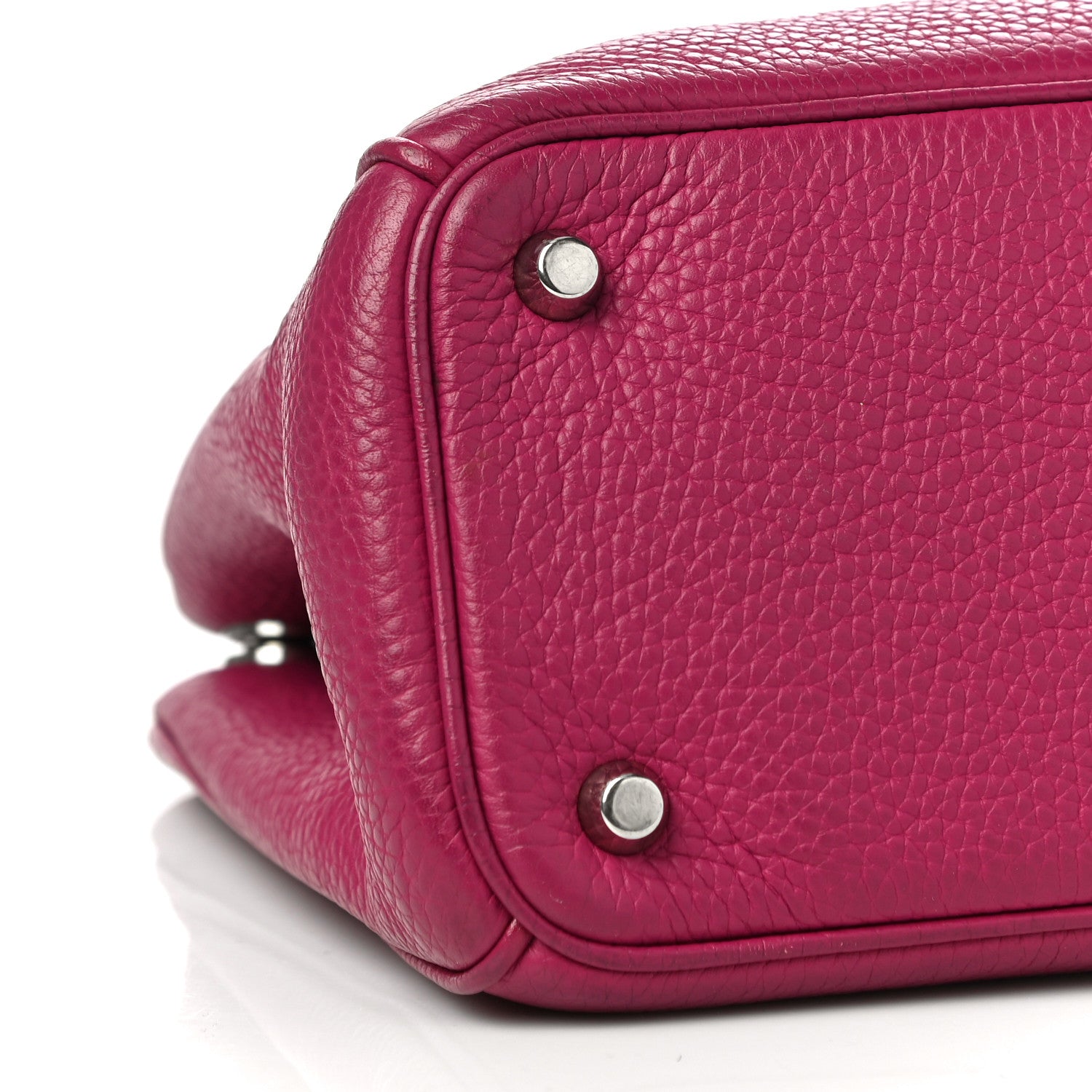 Christian Dior Bullcalf Medium Diorissimo Tote Toxic Purple 9 of 12
