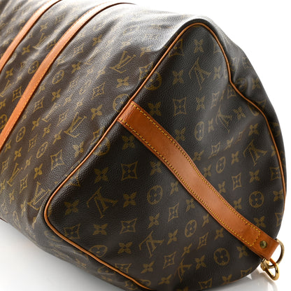 Louis Vuitton Monogram Keepall Bandouliere 55 10 of 10