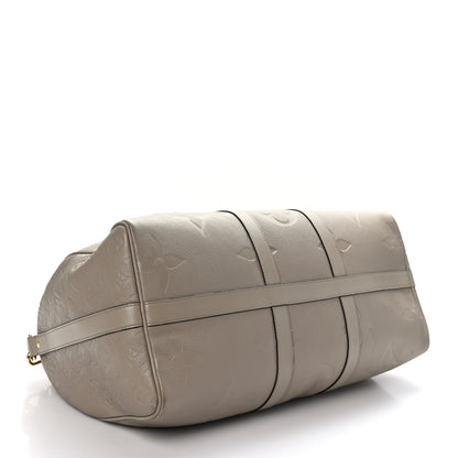Louis Vuitton Empreinte Monogram Giant Keepall Bandouliere 45 Tourterelle Tourterelle 4 of 12