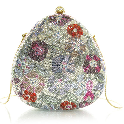 Judith Leiber Swarovski Crystal Minaudiere Multicolor 1 of 7