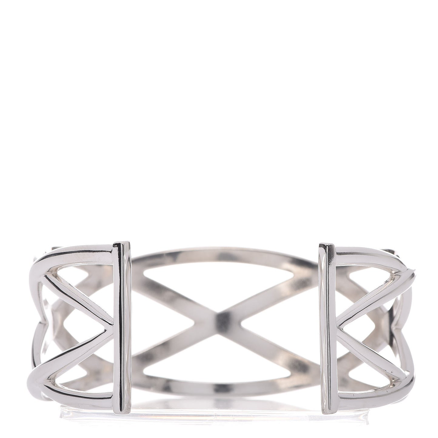 Sterling Silver Celtic Open Knot Cuff Bracelet