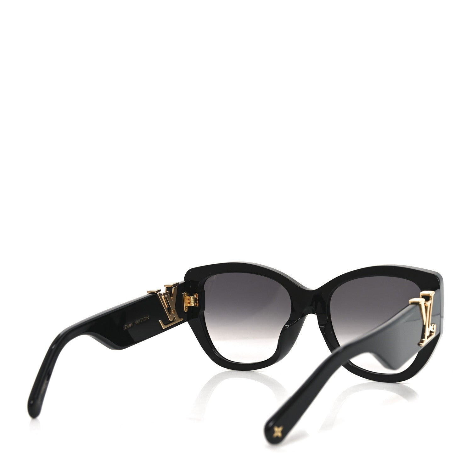 Louis Vuitton LV Icon Cat Eye Sunglasses Z1733E Black 1850978