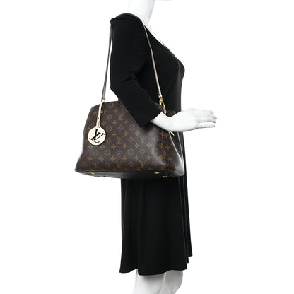 Louis Vuitton Monogram Braided Montaigne MM Creme Beige 2 of 16