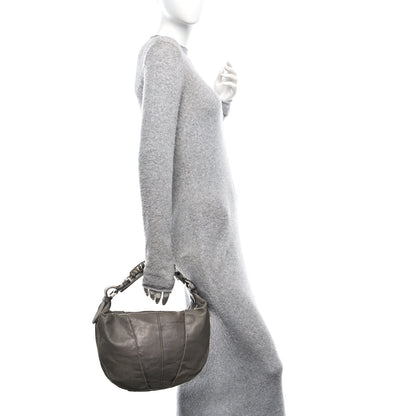 Givenchy Calfskin Braided Hobo Grey 2 of 10
