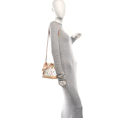 Louis Vuitton LV x TM Monogram Multicolor Alma BB White 2 of 9
