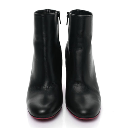 Christian Louboutin Smooth Calfskin Suzi Folk 85 Ankle Boots 39 Black 2 of 7