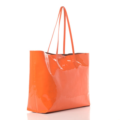 Versace Vernice Palazzo Medusa Tote Orange 3 of 7