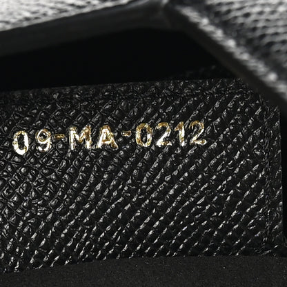 Christian Dior Grained Calfskin Saddle Bag Black 7 of 10