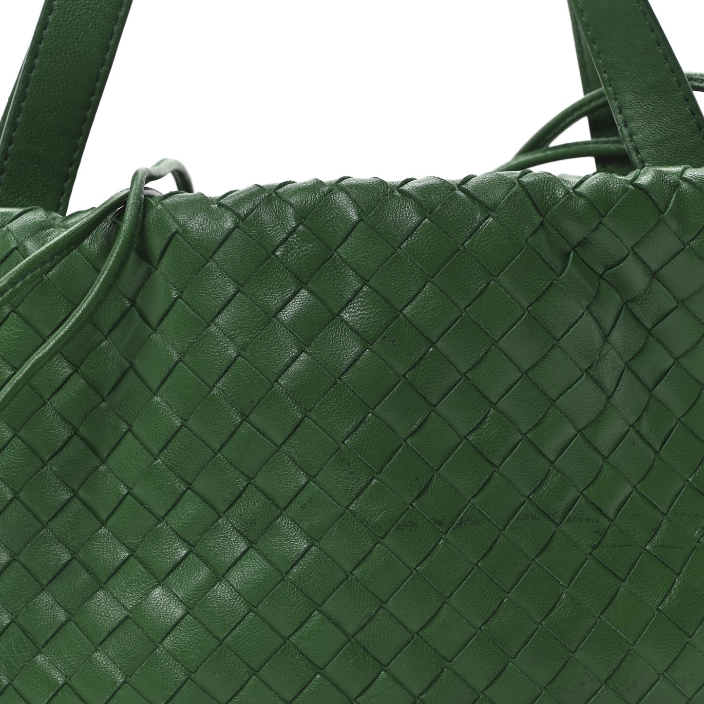 Nappa Intrecciato Small Bulb Racing Green