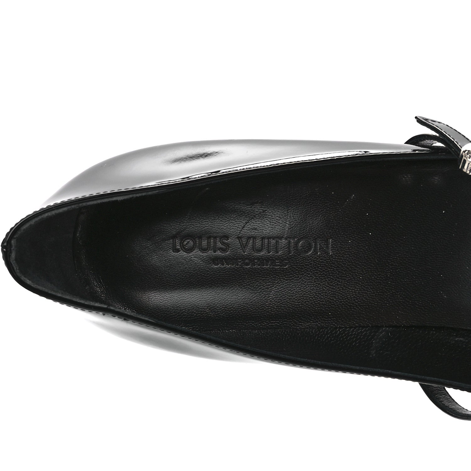 Louis Vuitton Patent Uniformes Silhouette 40mm Pumps 40 Black 7 of 8