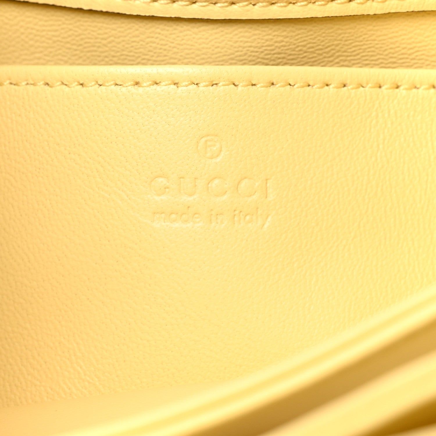Gucci Calfskin Horsebit 1955 Aura Small Shoulder Bag Yellow