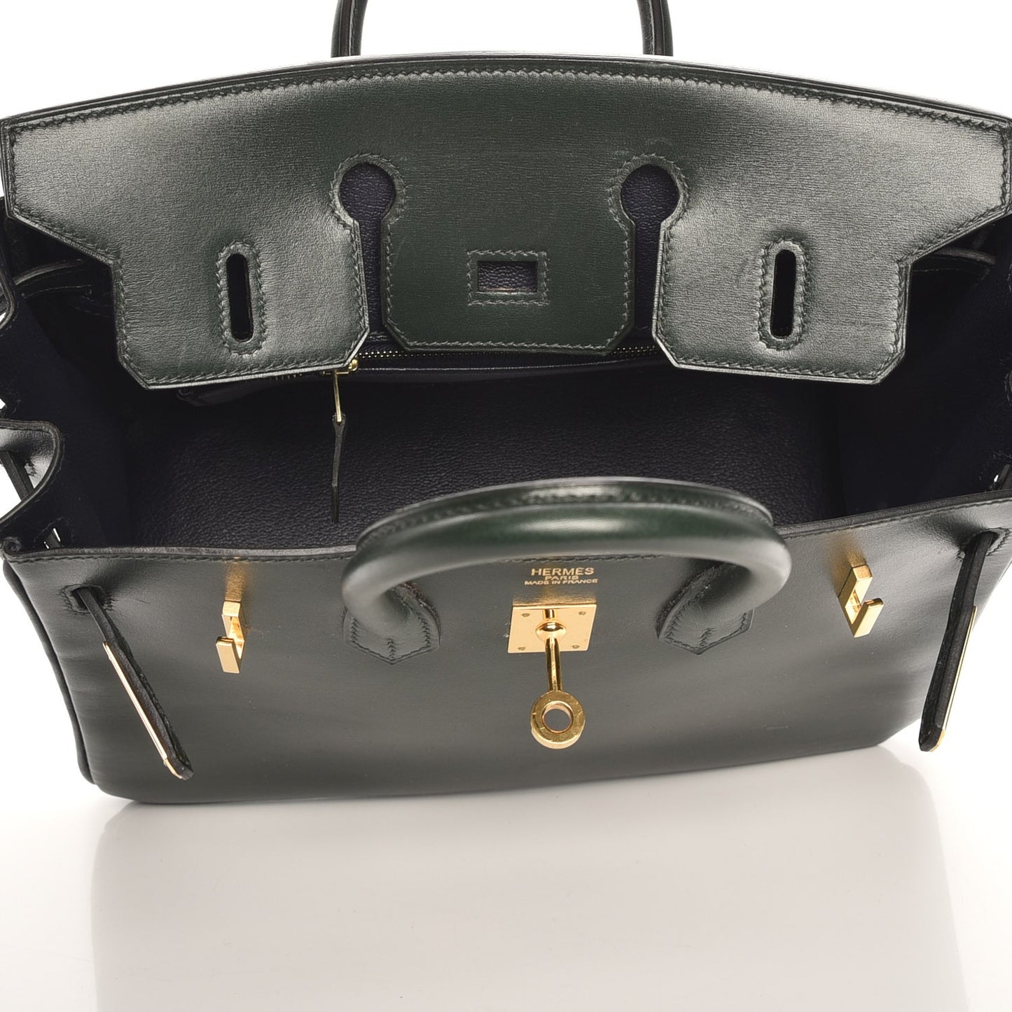 Box Birkin 25 Vert Fonce