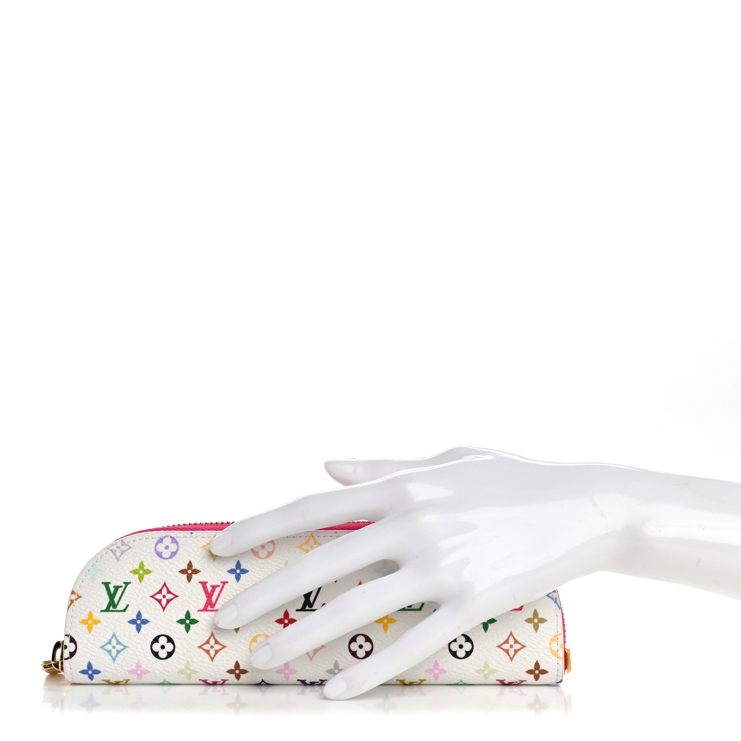 Louis Vuitton LV X TM Monogram Multicolor Charlotte Pencil Pouch Fuchsia 2 of 8