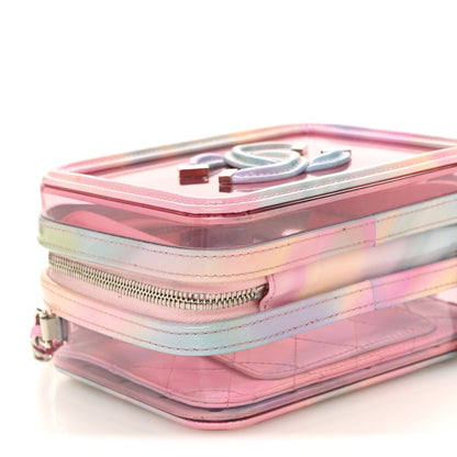 Chanel PVC Lambskin Filigree Small CC Filigree Vanity Case Pink Multicolor 9 of 10