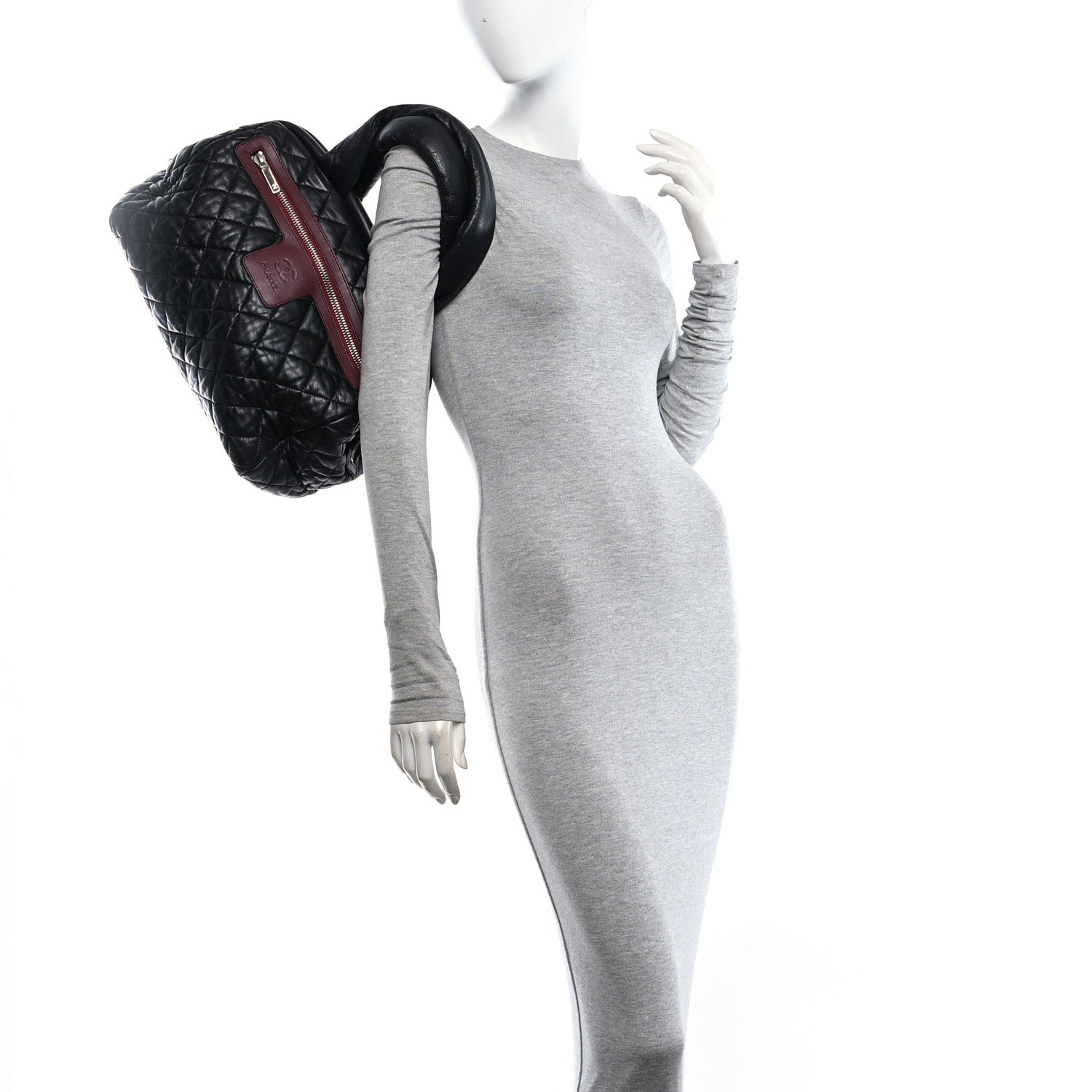 Chanel Lambskin Coco Cocoon Bowler Black 2 of 10