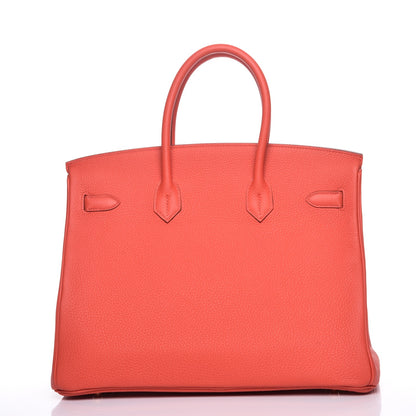 Hermes Togo Birkin 35 Capucine 5 of 26