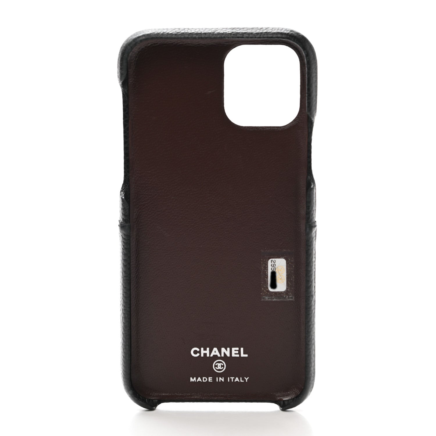 Chanel Grained Lambskin Quilted iPhone XI Pro Coco Tech Case Black 4 of 6