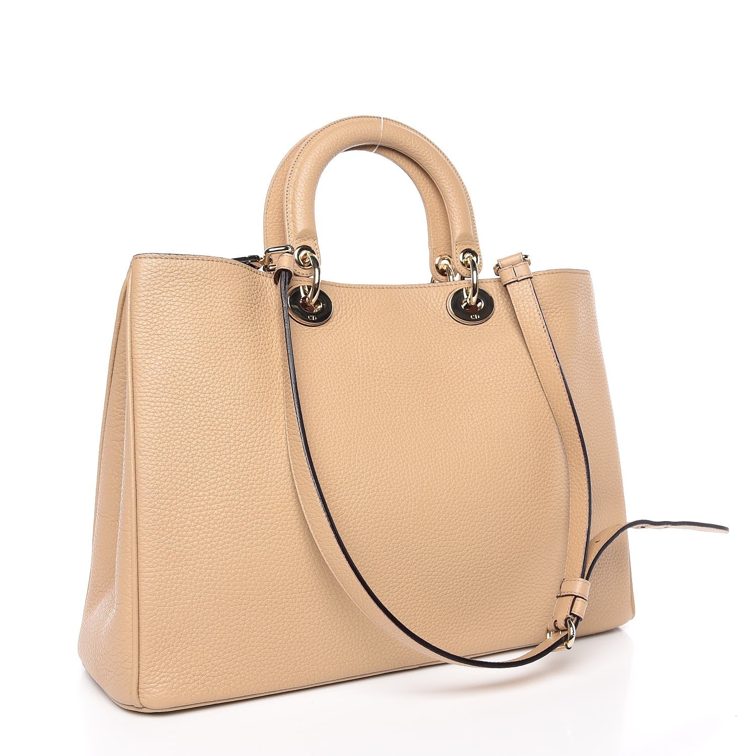 Christian Dior Bullcalf Large Diorissimo Tote Beige Petale 4 of 10